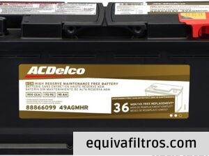 Batería ACDELCO 49AGMHR